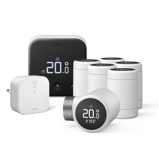 Multi-Room Starter Kit X + Smart Radiator Thermostat Quattro Pack X