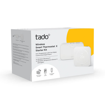 Wireless Smart Thermostat X (2nd gen) - Starter Kit incl. Programmer with Hot Water Control and OpenTherm - IE