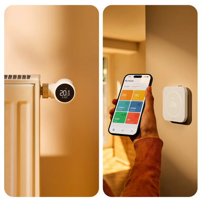 Wired Smart Thermostat X (2nd gen) - Starter Kit with 4 Smart Radiator Thermostats
