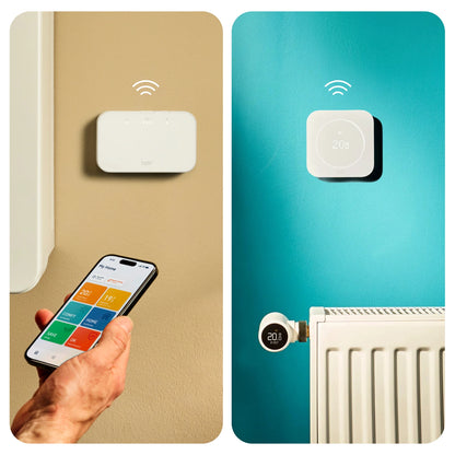 Wireless Smart Thermostat X (2nd gen) - Starter Kit with 3 Smart Radiator Thermostats