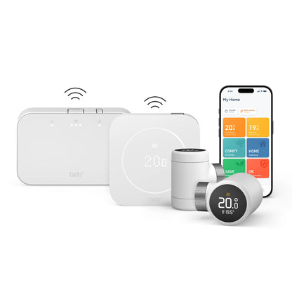 Kabelloses Smartes Thermostat X (2. Gen.) - Starter Kit mit 6 Smarten Heizkörper-Thermostaten