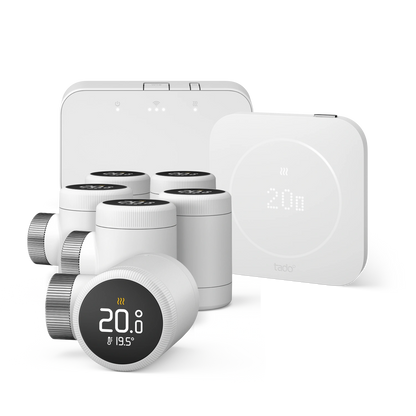 Wireless Smart Thermostat X (2nd gen) - Starter Kit with 6 Smart Radiator Thermostats