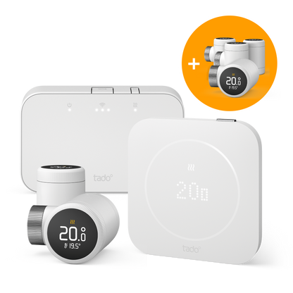 Kabelloses Smartes Thermostat X (2. Gen.) - Starter Kit mit 6 Smarten Heizkörper-Thermostaten