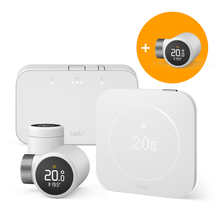 Termostato Intelligente Wireless X (2ª gen.) - Kit di Base con 3 Teste Termostatiche Intelligenti