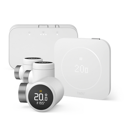 Wireless Smart Thermostat X (2nd gen) - Starter Kit with 3 Smart Radiator Thermostats
