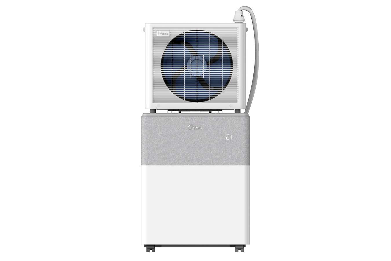 Split air conditioner on a white background