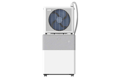 Split air conditioner on a white background