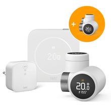 Termostato Intelligente Cablato X (2ª gen.) - Kit di Base con 4 Teste Termostatiche Intelligenti