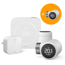 Termostato Intelligente Cablato X (2ª gen.) - Kit di Base con 3 Teste Termostatiche Intelligenti
