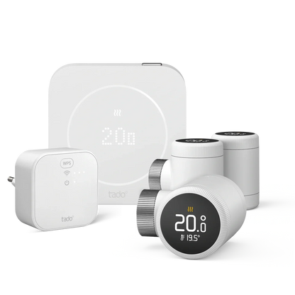 Wired Smart Thermostat X (2nd gen) - Starter Kit with 3 Smart Radiator Thermostats