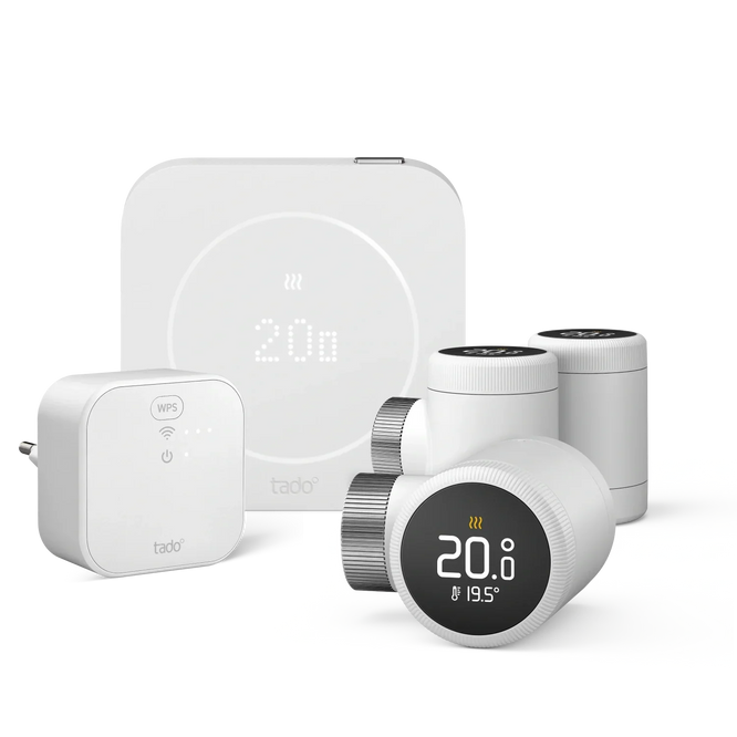 Wired Smart Thermostat X (2nd gen) - Starter Kit with 3 Smart Radiator Thermostats