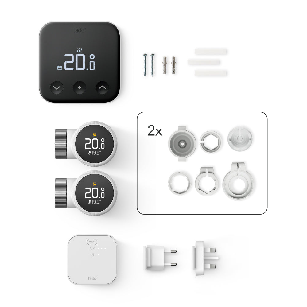 Thermostat Intelligent X - Kit de Démarrage Multiroom incluant 12 mois d’accès à Auto-Assist