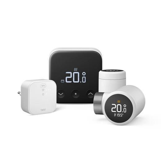Starter Kit mit 1 Verkabelten Smarten Thermostat X und 2 Smarten Heizkörper-Thermostaten X