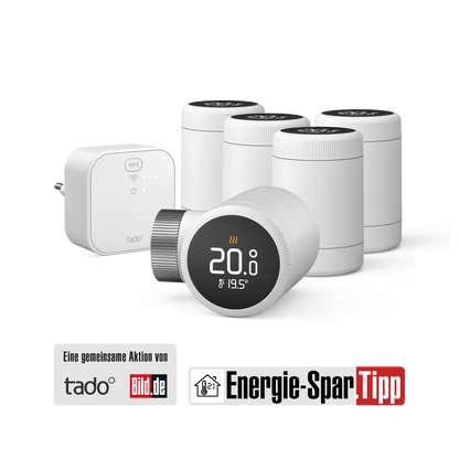 Starter Kit mit 5 Smarten Heizkörper-Thermostaten X