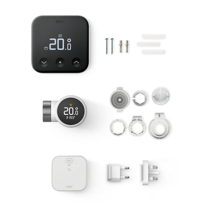 Starter Kit: 1x Verkabeltes Smartes Thermostat X und 1x Smartes Heizkörper-Thermostat X