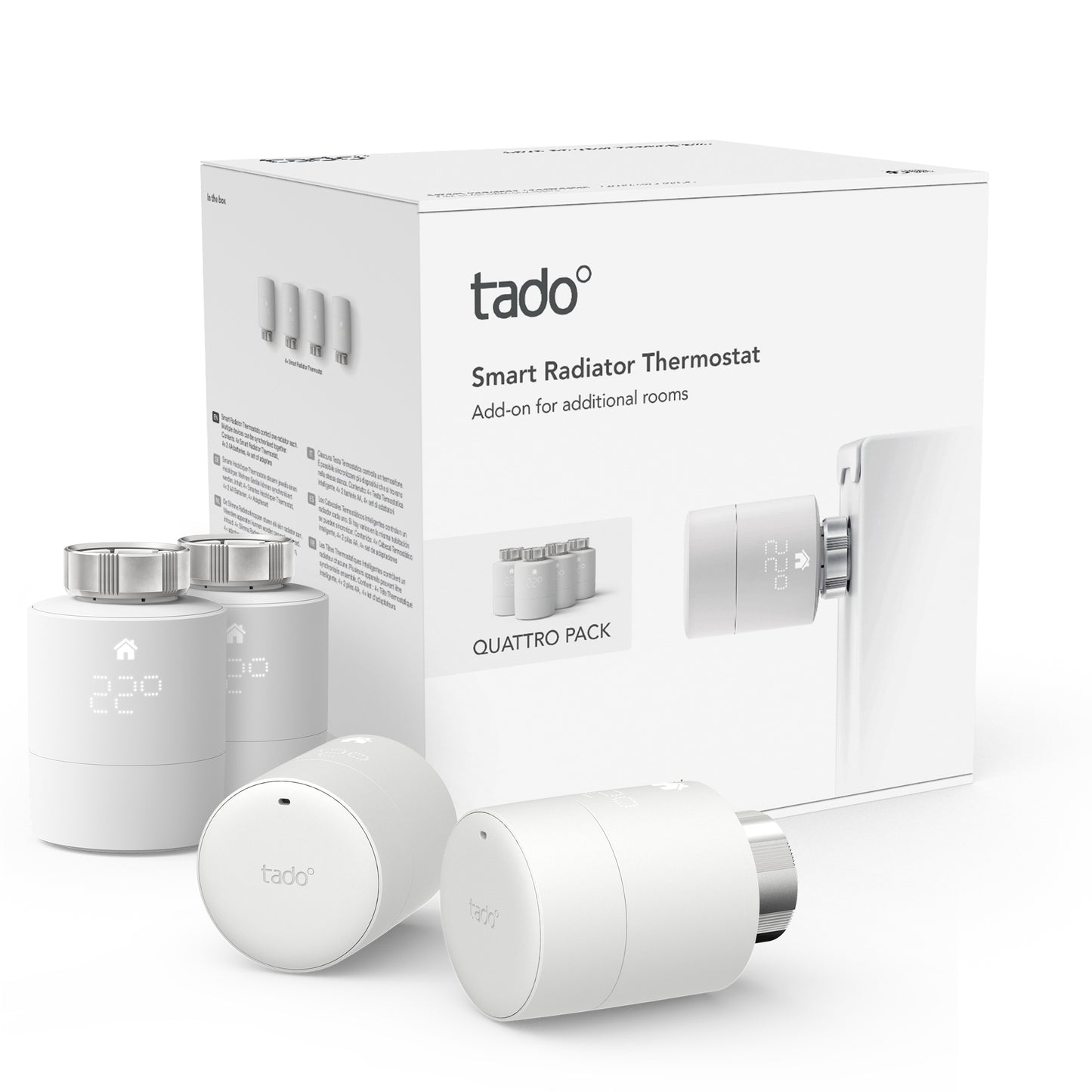 Fabriksrenoverad: Tillägg Smart Radiator Thermostat - Quattro
