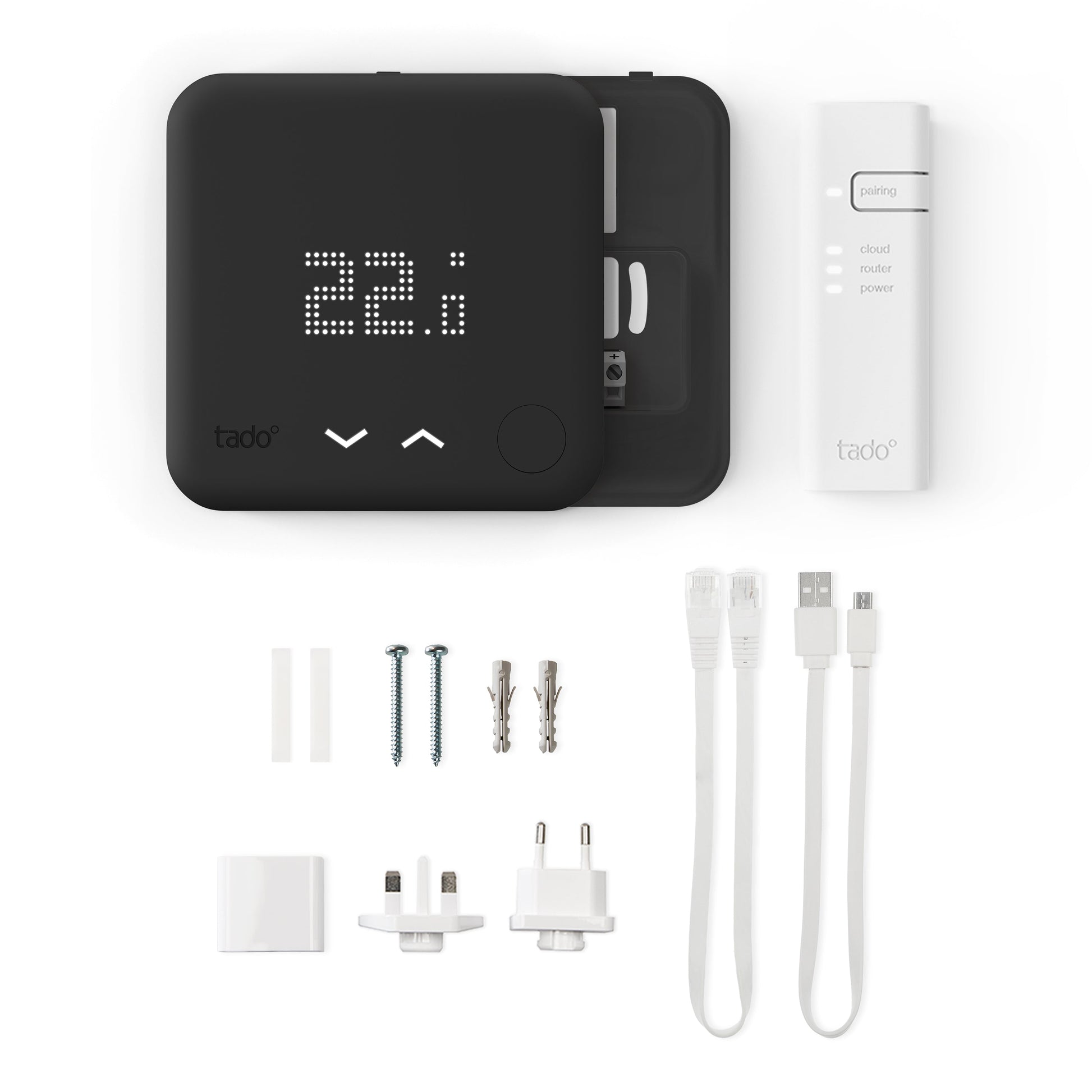 Tado Wireless Smart Thermostat Starter Kit V3+ Tado Controls Wired