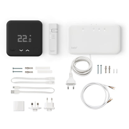 Trådløs Smart Termostat Starter Kit V3+ Black Edition