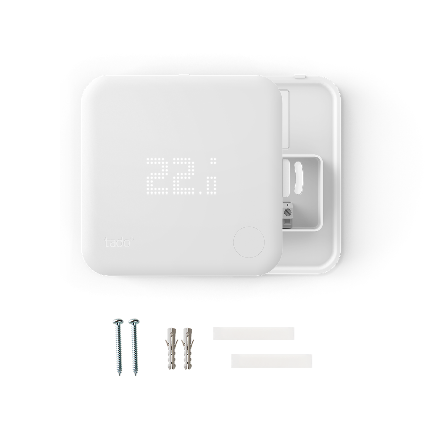 tado° Thermostat Connecté et Intelligent filaire – Accessoire wifi pour  votre Kit de Démarrage – Contrôlez votre chauffage avec ce thermostat  multizone via l'app tado° – Installation facile : Tado: :  Bricolage